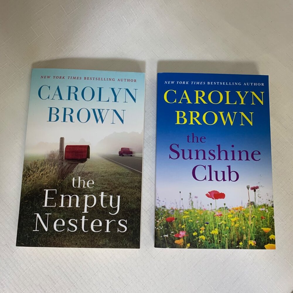 Carolyn Brown Paperback Book Set: The Empty Nesters & The Sunshine Club Romance